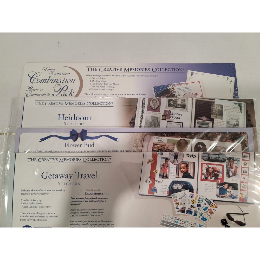 creative memories stickers new 4 packages